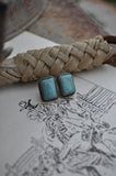 #8 Turquoise Stud Earrings