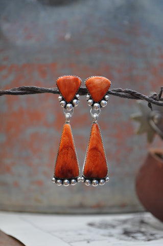 Spiny Oyster Earrings