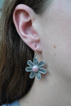 #1 Rhodochrosite Flowers Earrings
